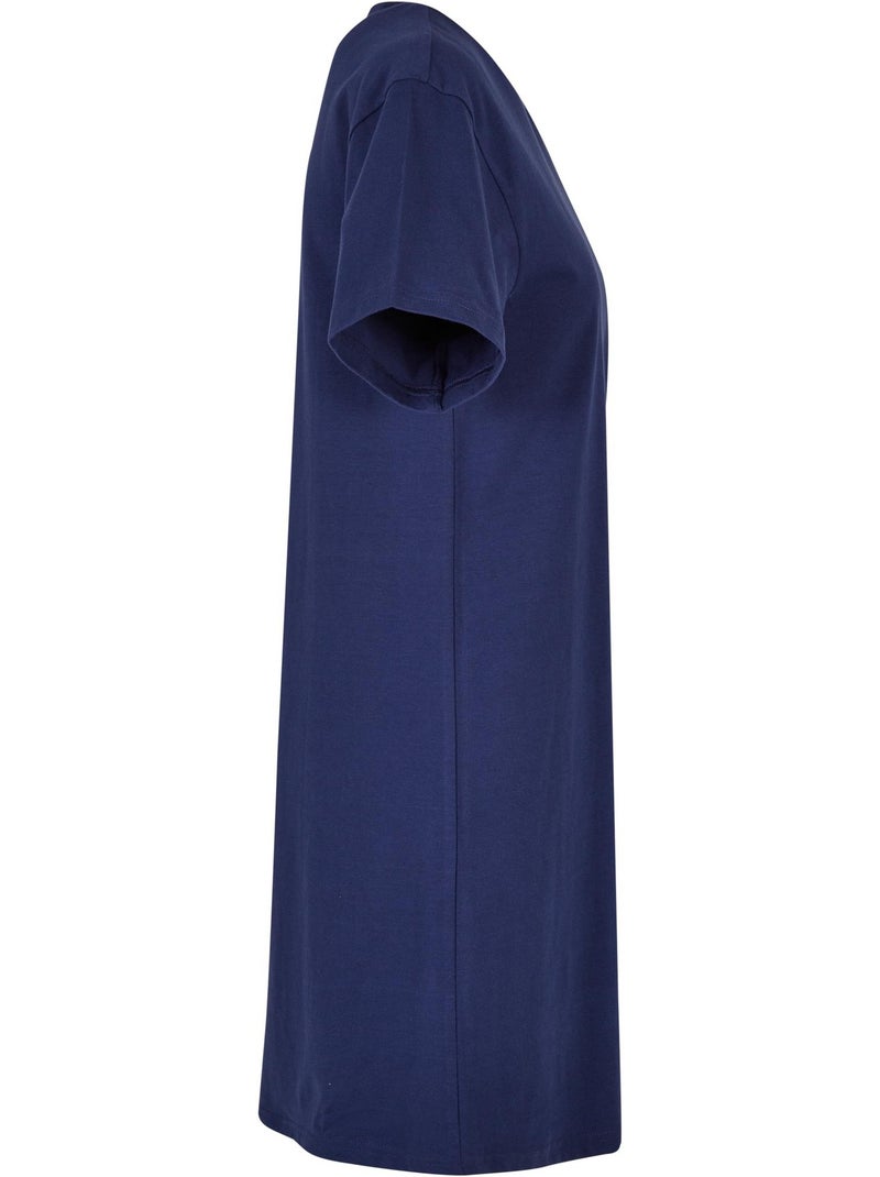 Build Your Brand - Robe t-shirt Bleu marine - Kiabi