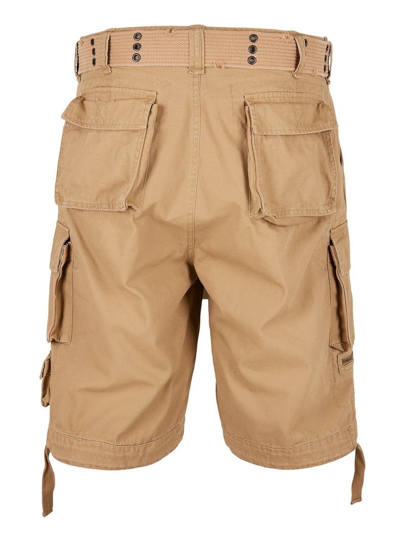 Build Your Brand - Short à poches SAVAGE Beige - Kiabi