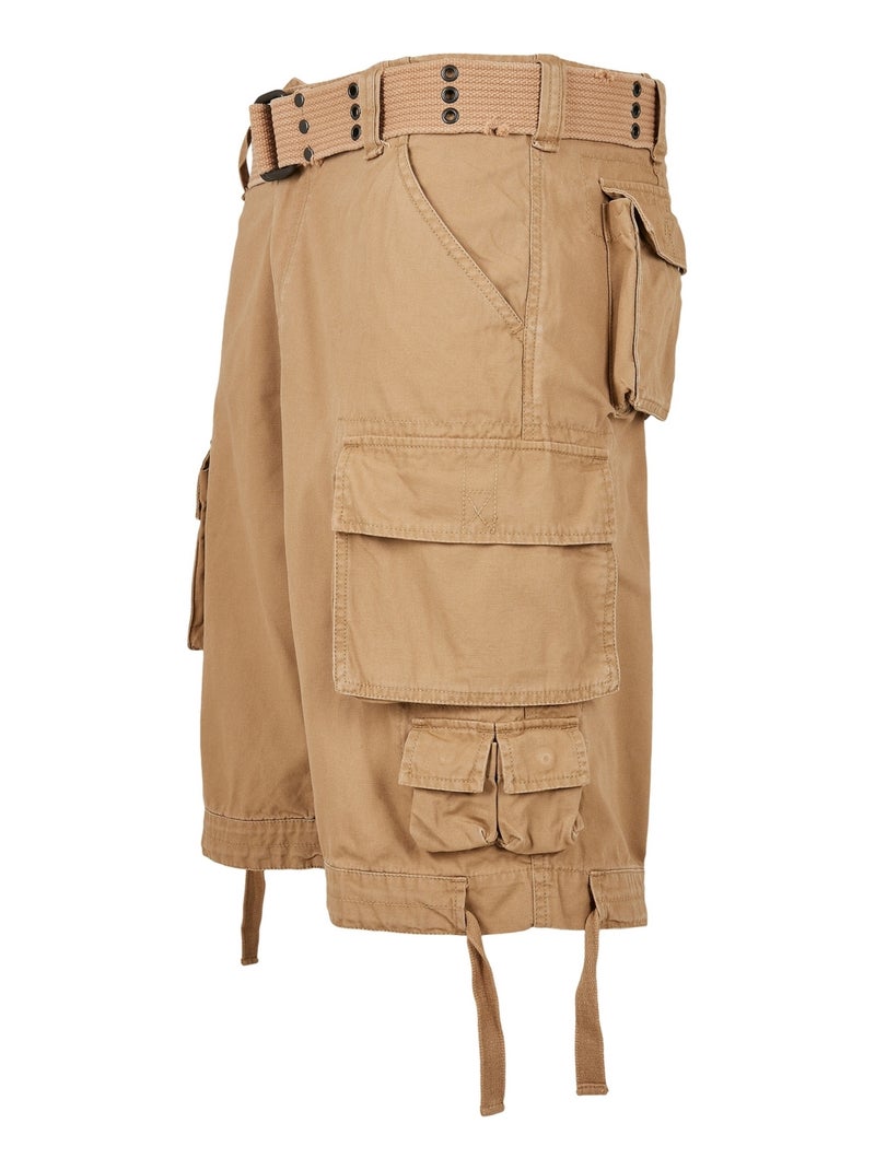 Build Your Brand - Short à poches SAVAGE Beige - Kiabi