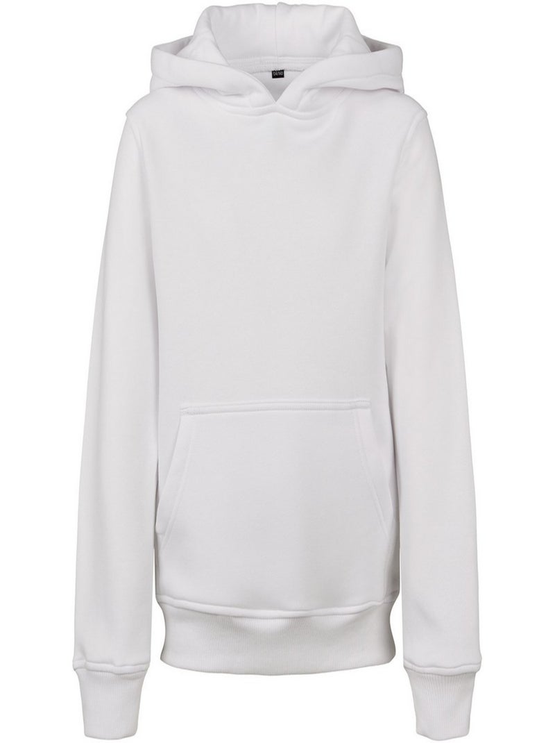 Build Your Brand - Sweat à capuche BASIC Blanc - Kiabi