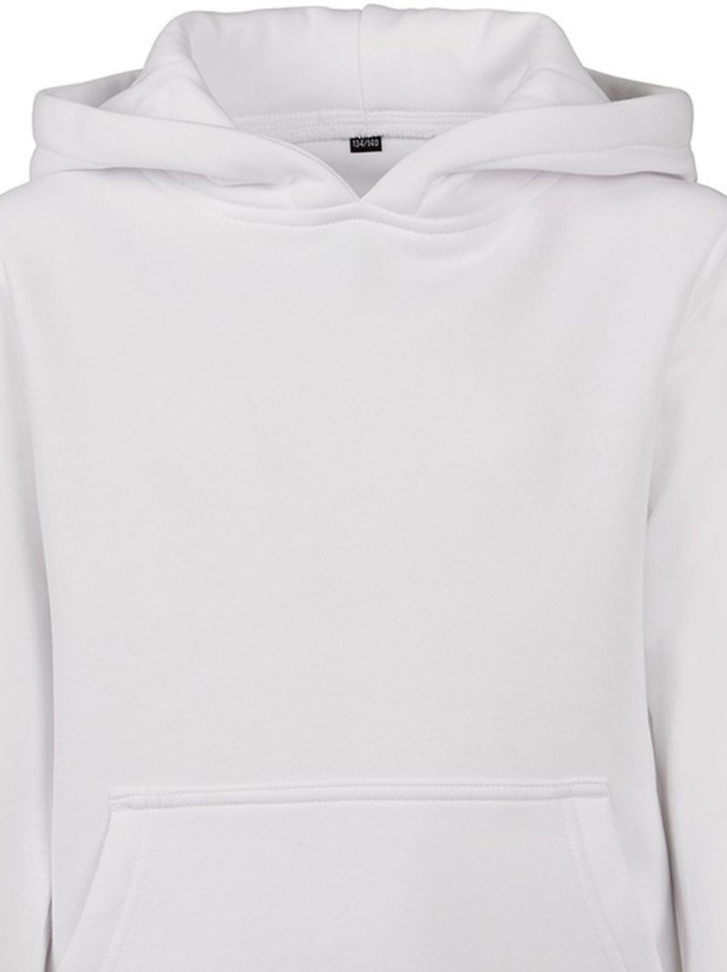 Build Your Brand - Sweat à capuche BASIC Blanc - Kiabi