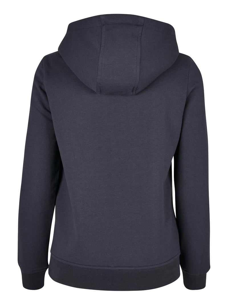 Build Your Brand - Sweat à capuche BASIC Bleu marine - Kiabi