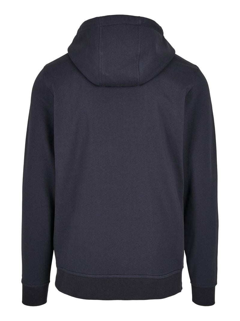 Build Your Brand - Sweat à capuche BASIC Bleu marine - Kiabi