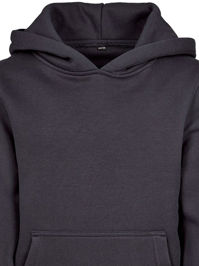 Build Your Brand - Sweat à capuche BASIC Bleu marine - Kiabi