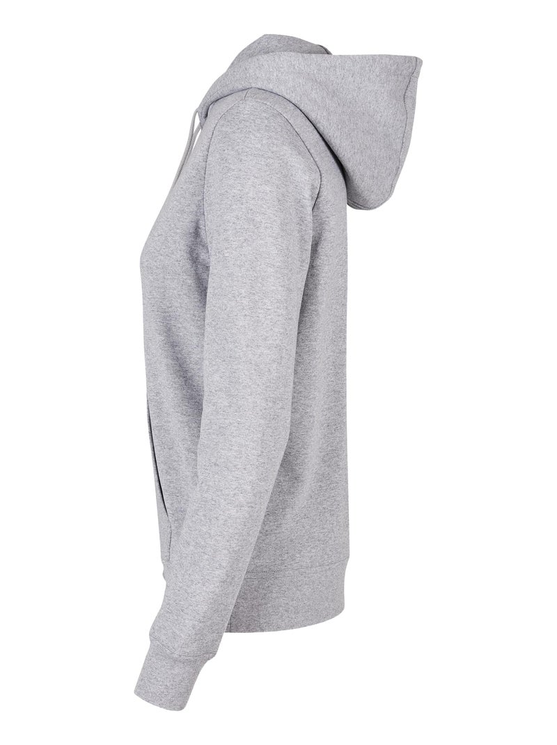 Build Your Brand - Sweat à capuche BASIC Gris chiné - Kiabi