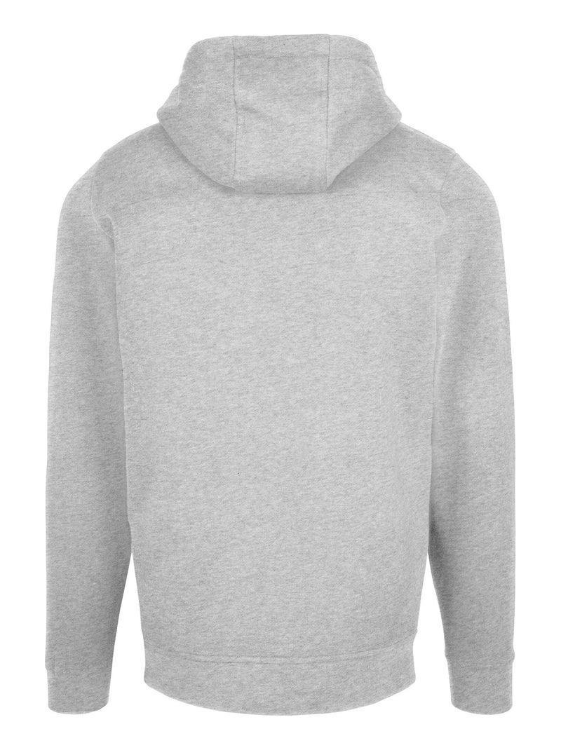 Build Your Brand - Sweat à capuche BASIC Gris chiné - Kiabi