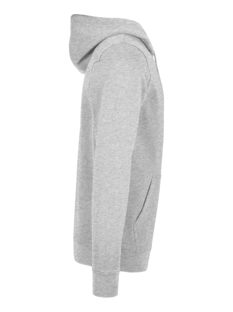 Build Your Brand - Sweat à capuche BASIC Gris chiné - Kiabi