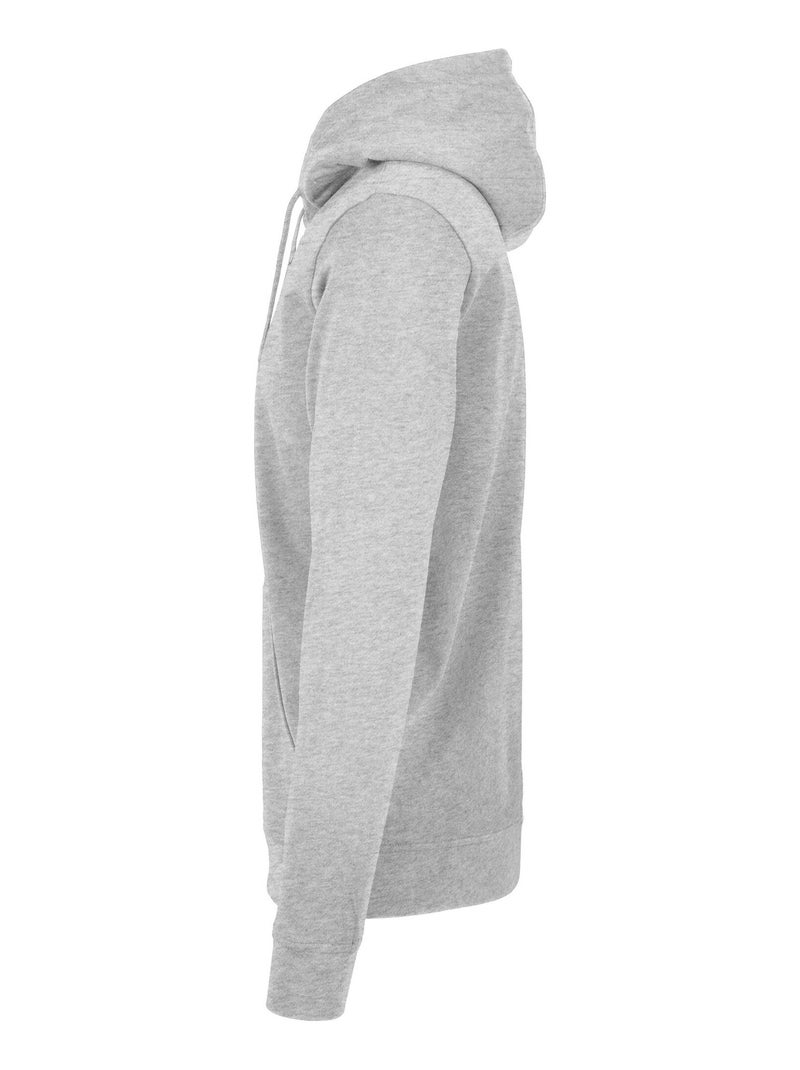 Build Your Brand - Sweat à capuche BASIC Gris chiné - Kiabi