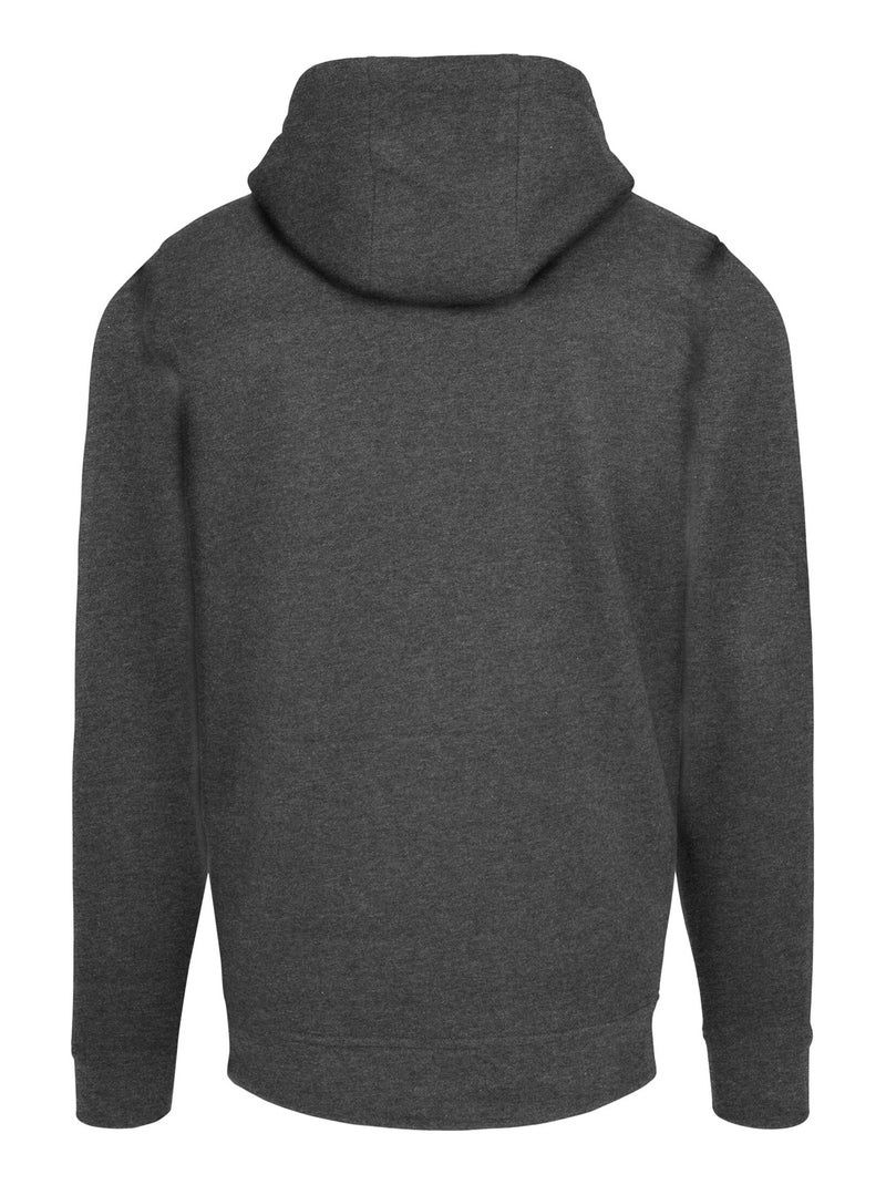 Build Your Brand - Sweat à capuche BASIC Gris Noir - Kiabi