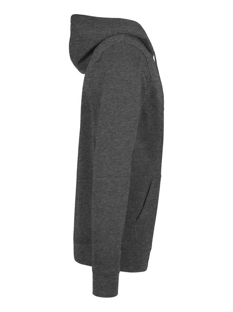 Build Your Brand - Sweat à capuche BASIC Gris Noir - Kiabi