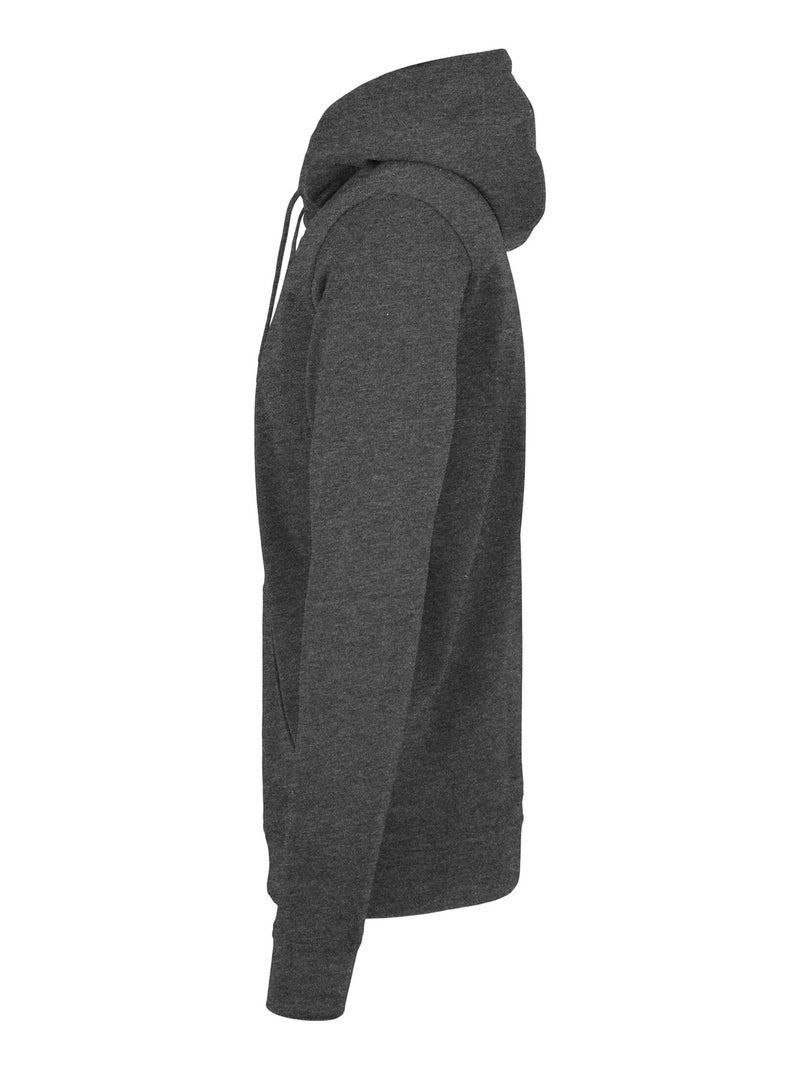 Build Your Brand - Sweat à capuche BASIC Gris Noir - Kiabi