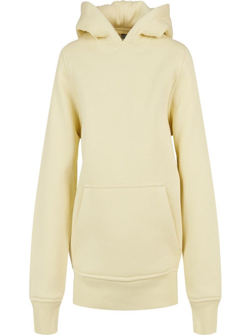 Build Your Brand - Sweat à capuche BASIC Jaune clair - Kiabi
