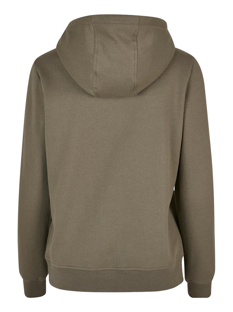 Build Your Brand - Sweat à capuche BASIC Vert olive - Kiabi
