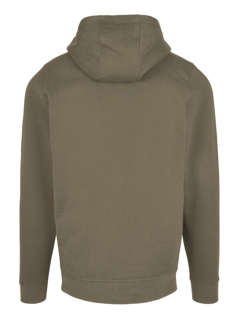 Build Your Brand - Sweat à capuche BASIC Vert olive - Kiabi