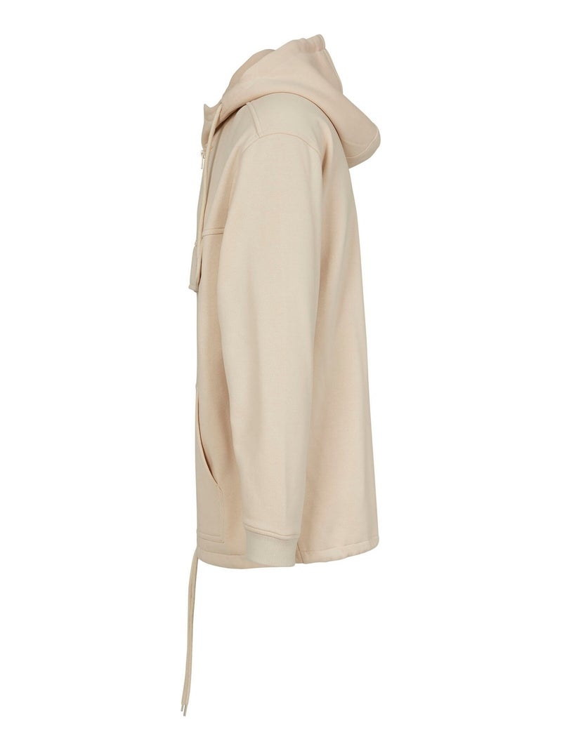 Build Your Brand - Sweat à capuche Beige sable - Kiabi