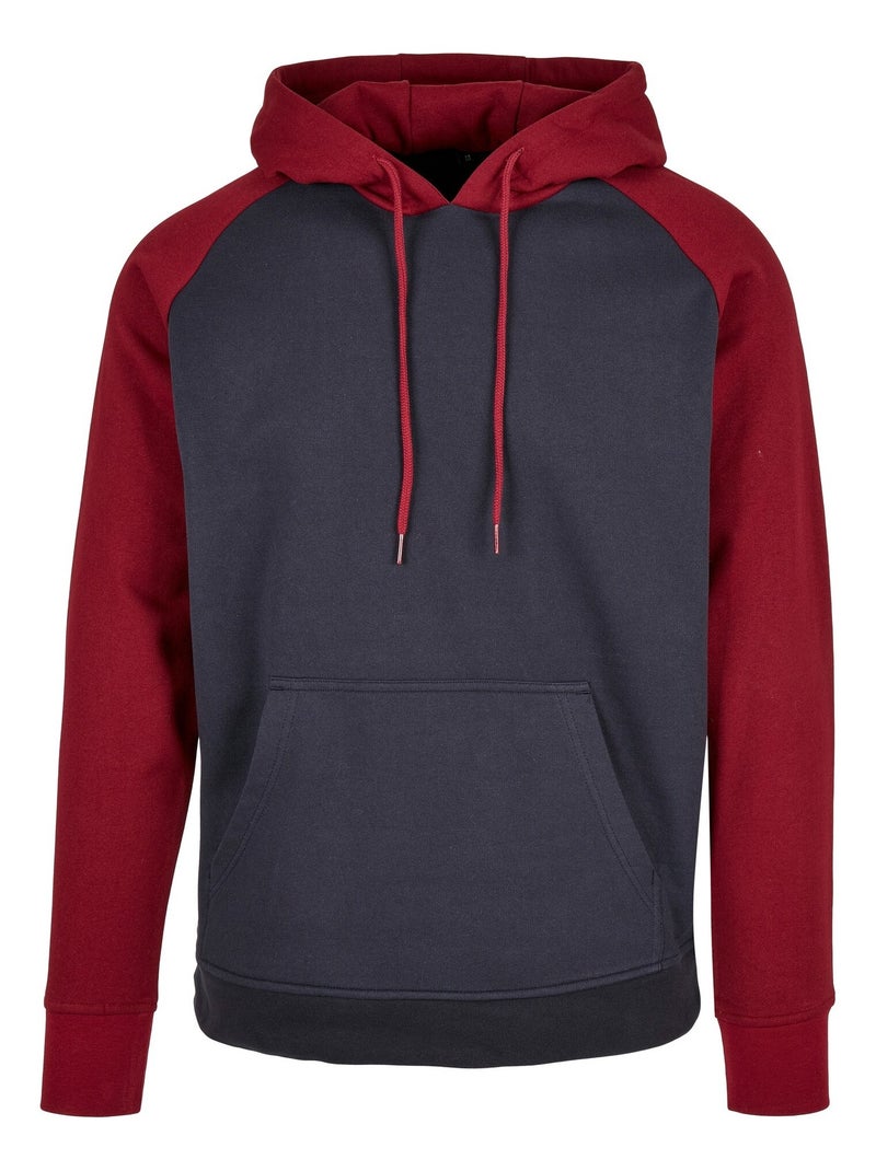 Build Your Brand - Sweat à capuche Bleu marine - Kiabi