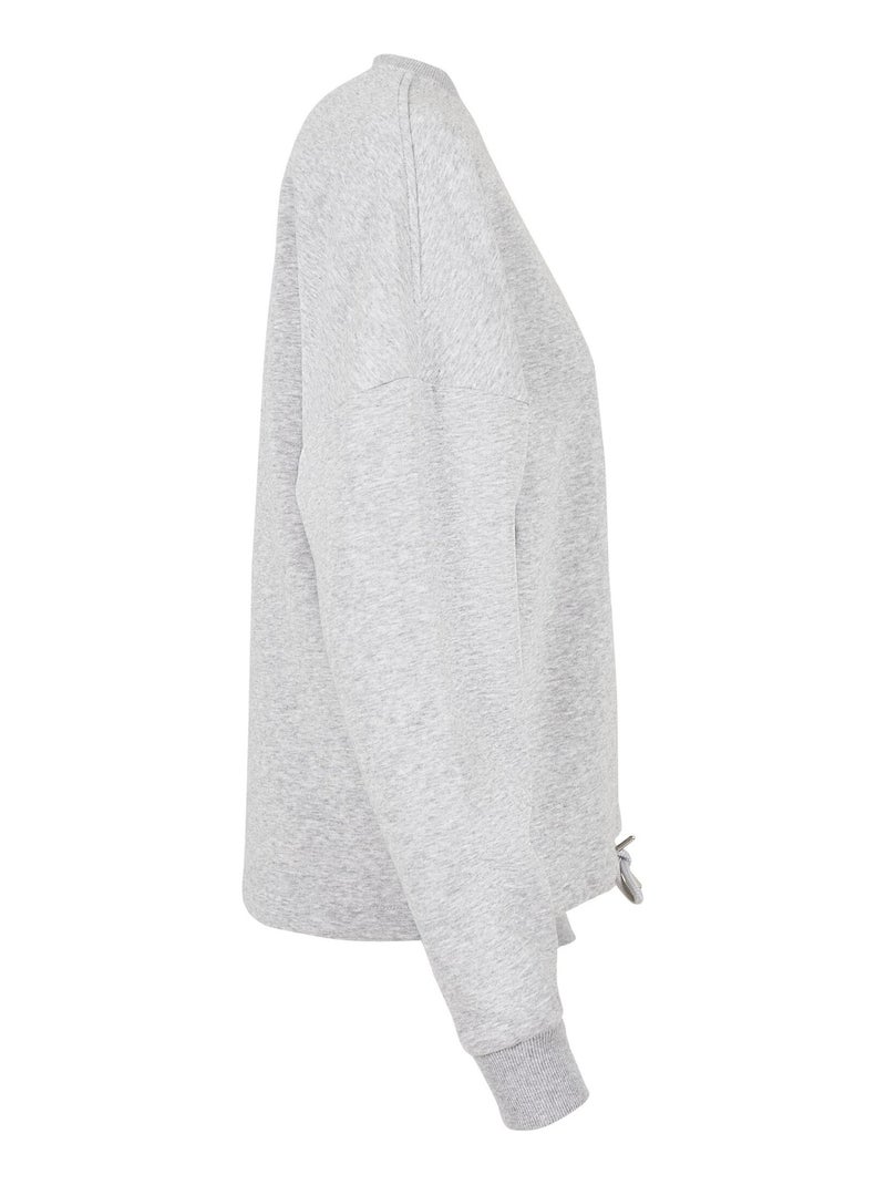 Build Your Brand - Sweat à capuche Gris chiné - Kiabi
