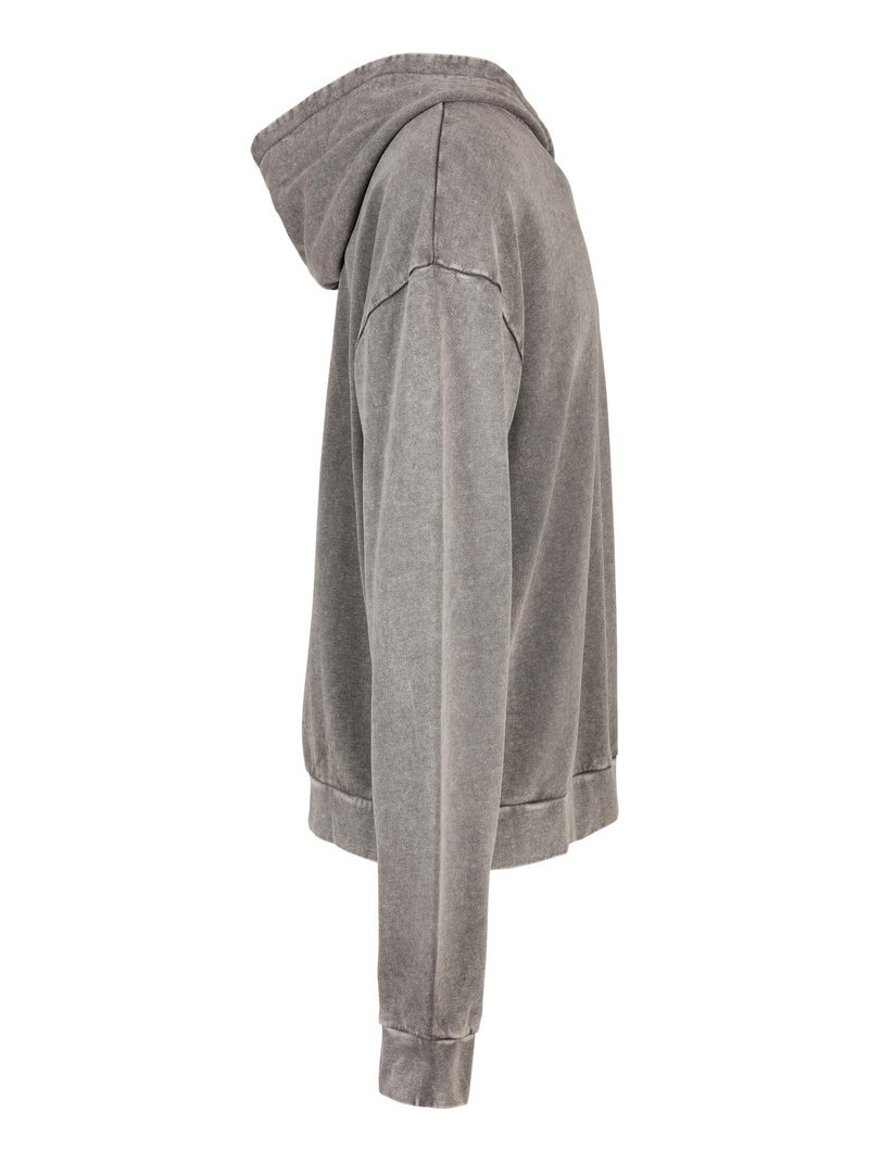 Build Your Brand - Sweat à capuche Gris Gris anthracite - Kiabi