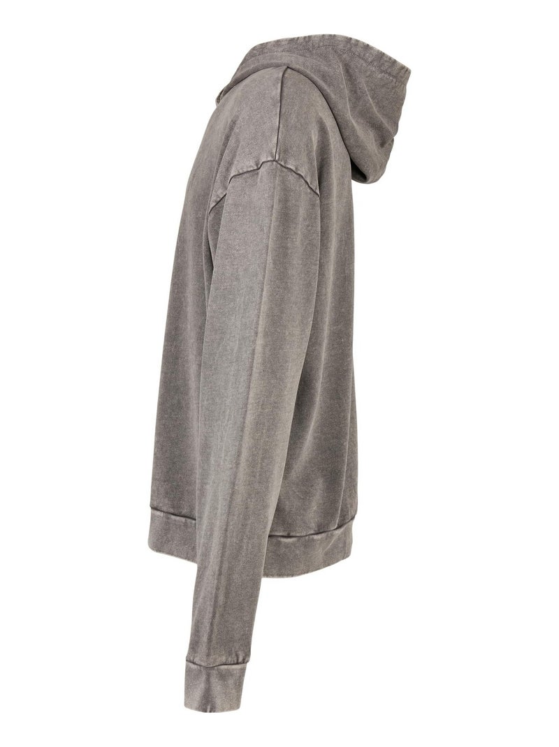 Build Your Brand - Sweat à capuche Gris Gris anthracite - Kiabi