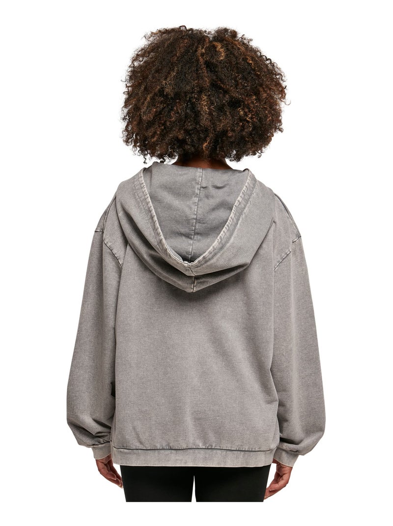 Build Your Brand - Sweat à capuche Gris Gris anthracite - Kiabi
