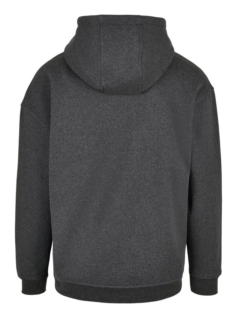 Build Your Brand - Sweat à capuche Gris Noir - Kiabi