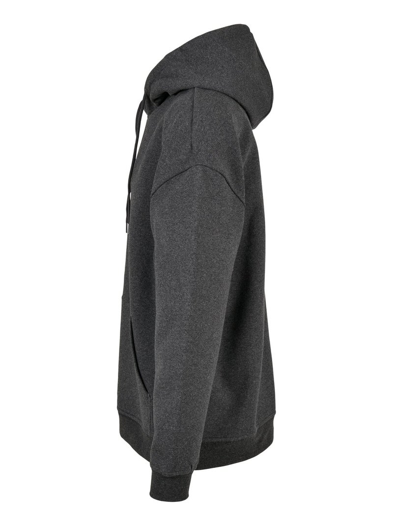 Build Your Brand - Sweat à capuche Gris Noir - Kiabi