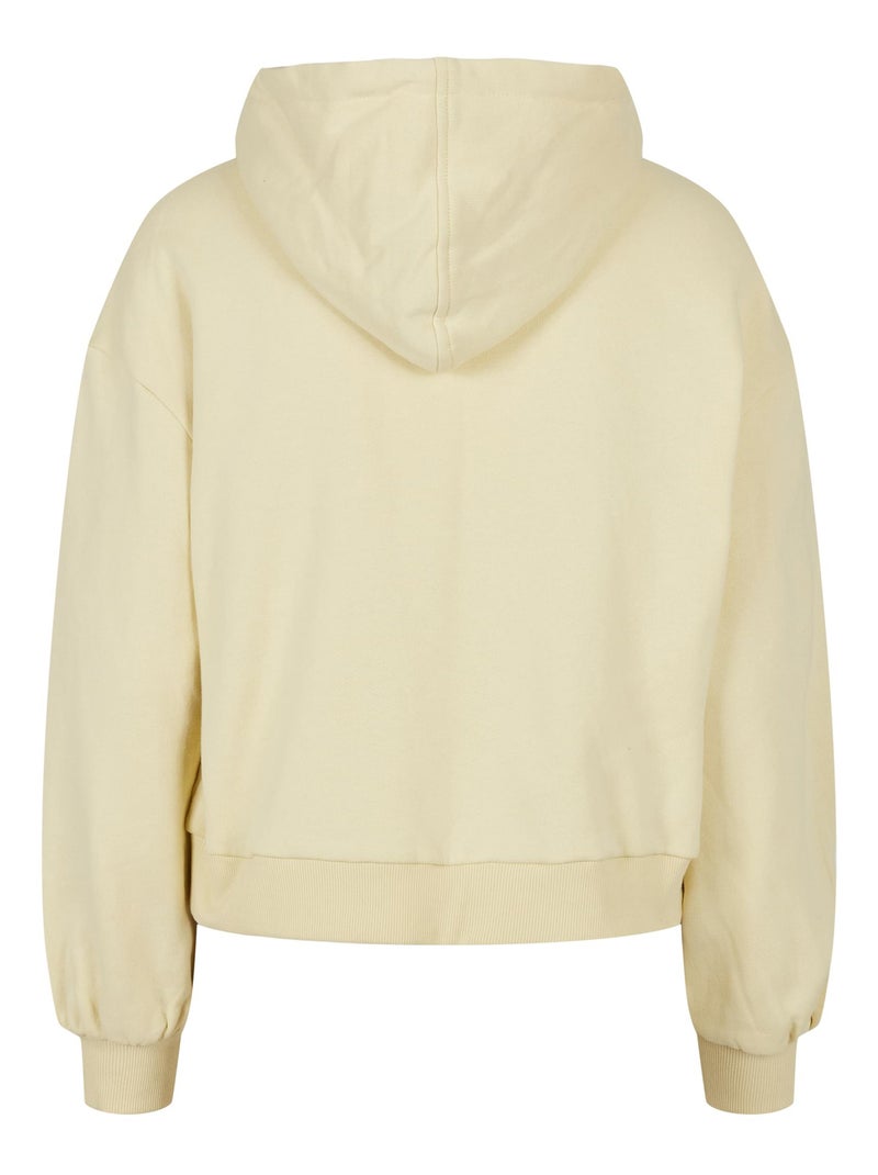 Build Your Brand - Sweat à capuche Jaune clair - Kiabi