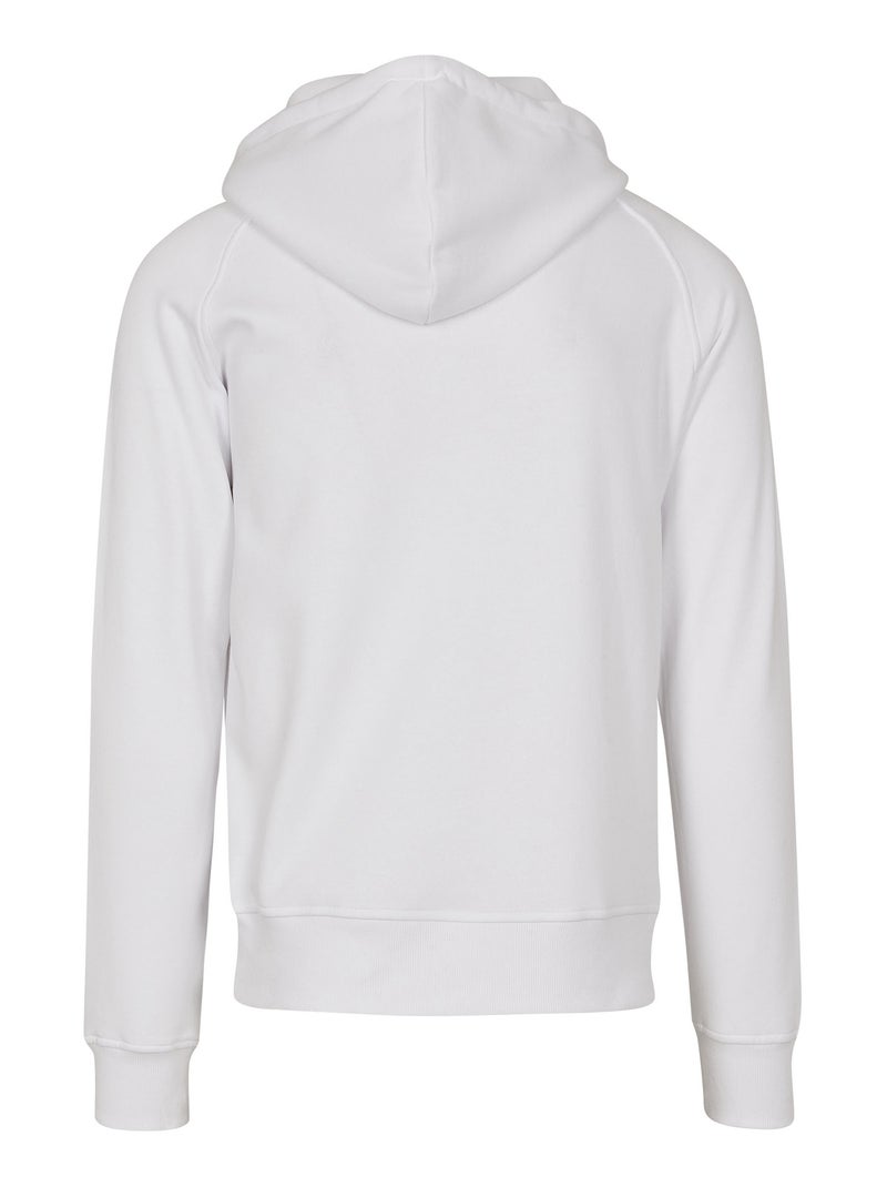 Build Your Brand - Sweat à capuche manches raglan Blanc - Kiabi