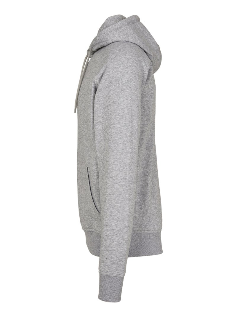 Build Your Brand - Sweat à capuche manches raglan Gris chiné - Kiabi