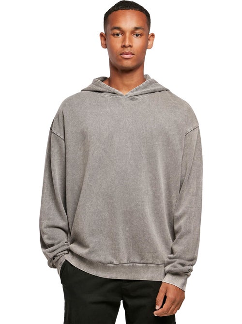 Build Your Brand - Sweat à capuche motif/style délavé à l'acide - Kiabi Build Your Brand - Sweat à capuche motif/style délavé à l'acide - Kiabi