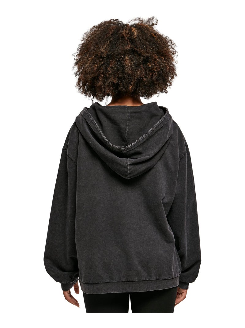Build Your Brand - Sweat à capuche Noir - Kiabi
