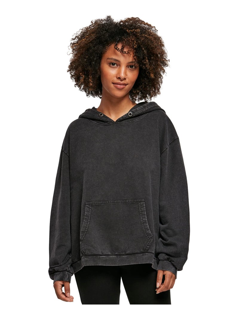 Build Your Brand - Sweat à capuche Noir - Kiabi
