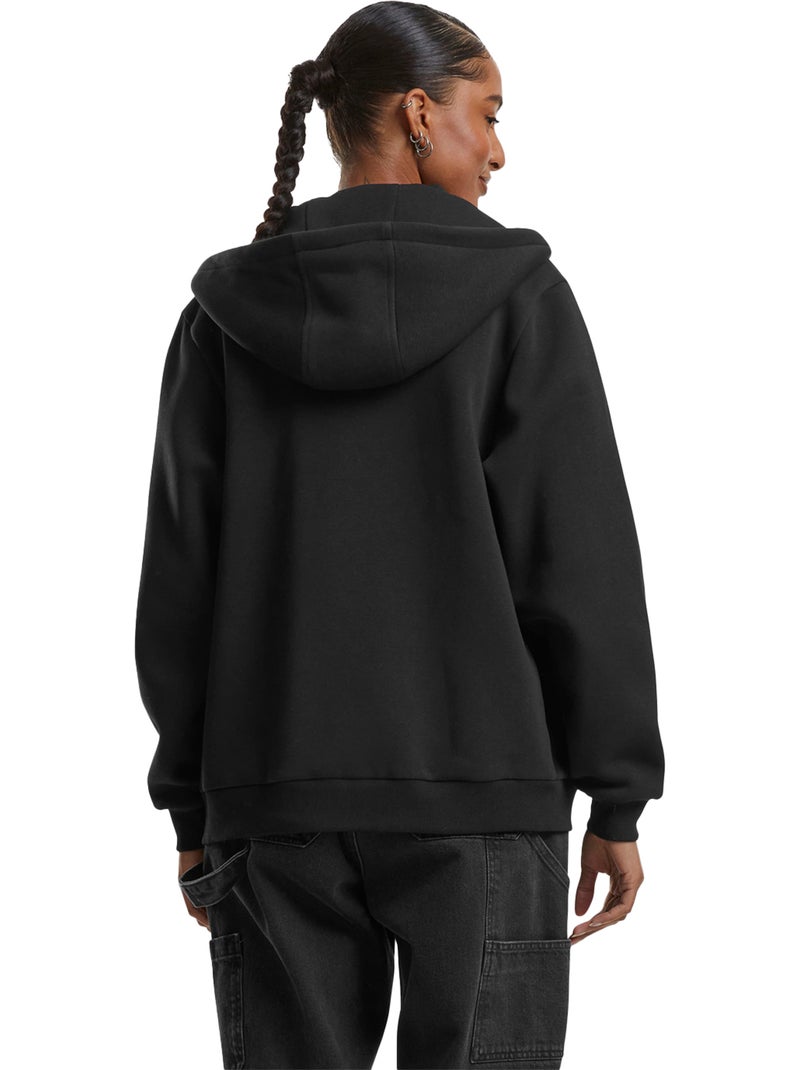 Build Your Brand - Sweat à capuche Noir - Kiabi