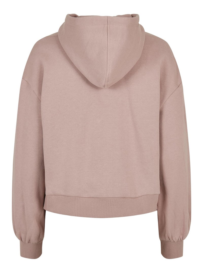 Build Your Brand - Sweat à capuche Rose pâle - Kiabi