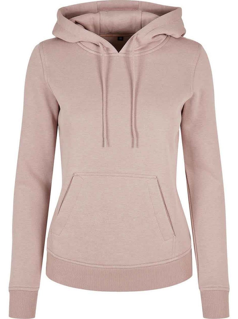 Build Your Brand - Sweat à capuche Rose pâle - Kiabi
