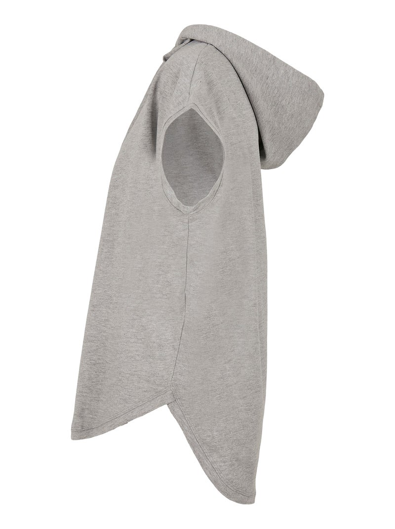 Build Your Brand - Sweat à capuche sans manches Gris - Kiabi