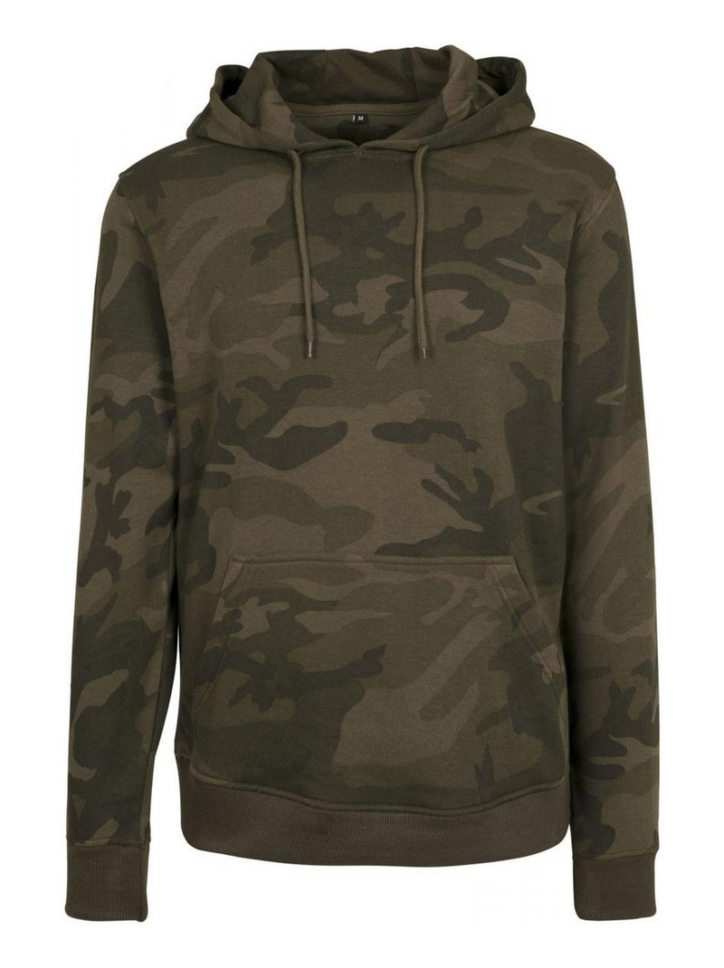 Build Your Brand - Sweat à capuche Vert bouteille - Kiabi