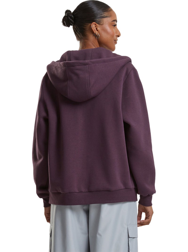 Build Your Brand - Sweat à capuche Violet prune - Kiabi