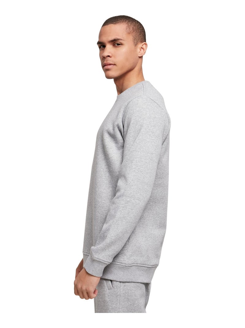 Build Your Brand - Sweat BASIC Gris chiné - Kiabi