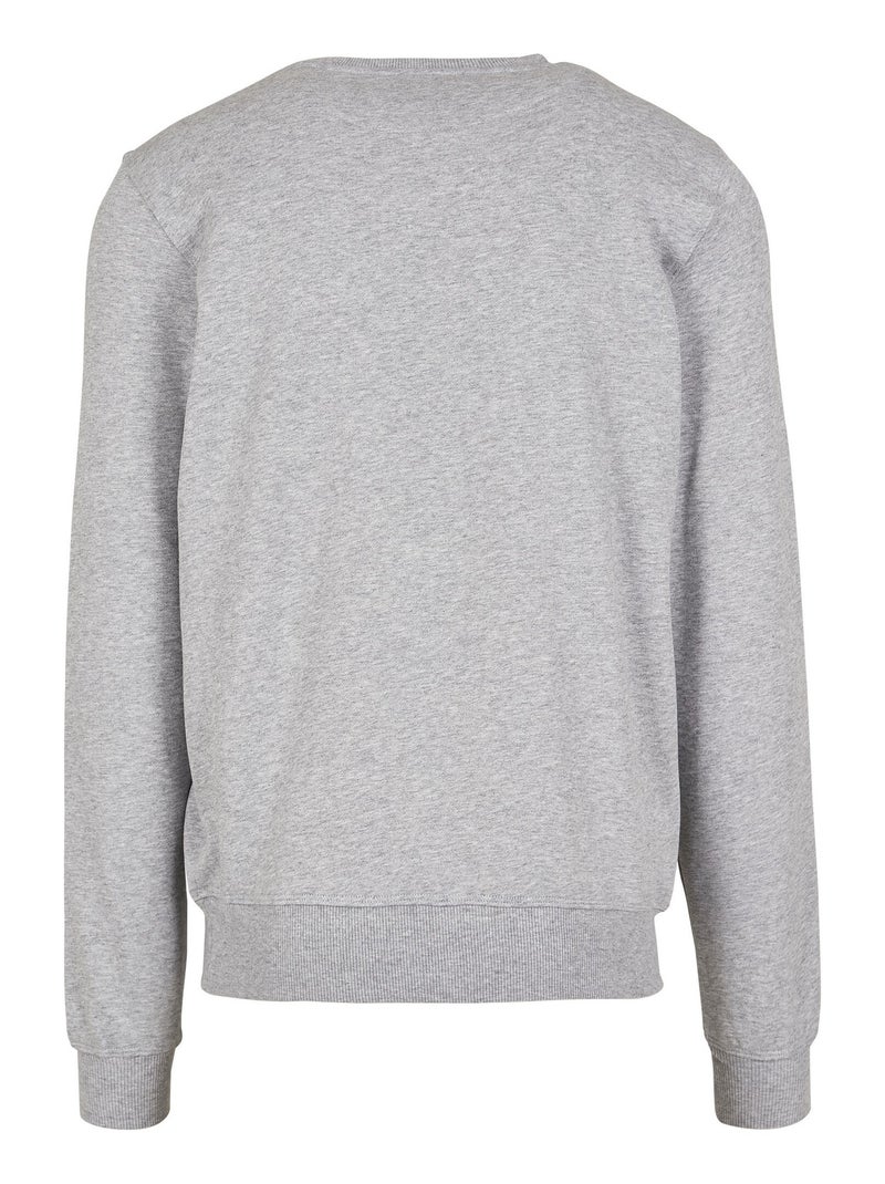 Build Your Brand - Sweat PREMIUM Gris chiné - Kiabi