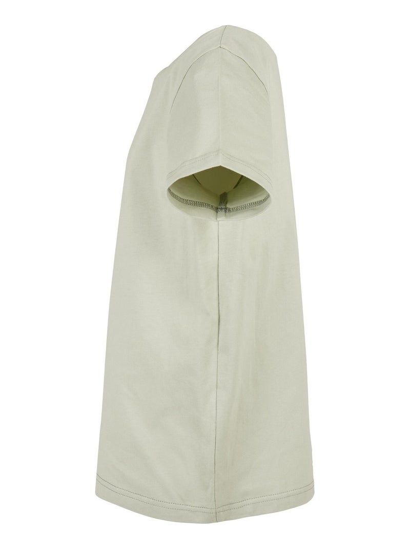 Build Your Brand - T-shirt BASIC 2.0 Gris Vert - Kiabi