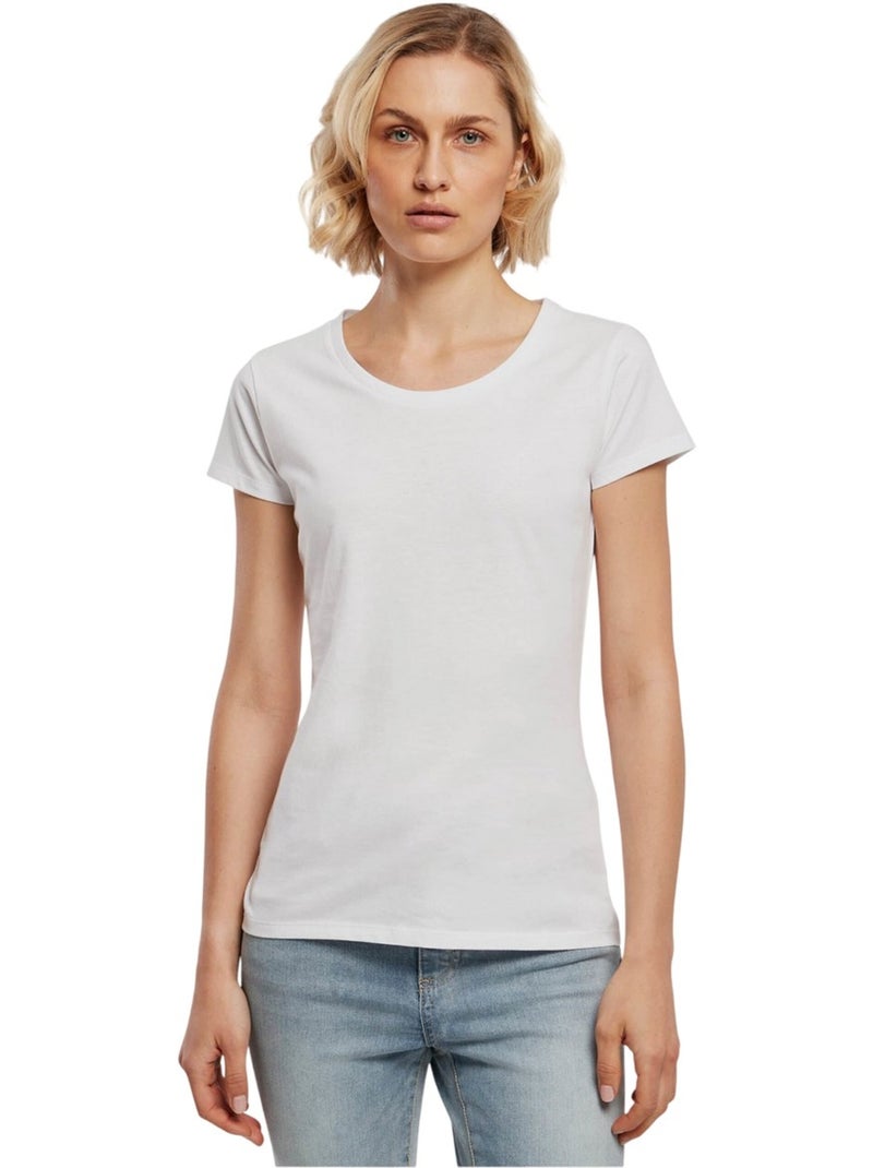 Build Your Brand - T-shirt BASIC Blanc - Kiabi