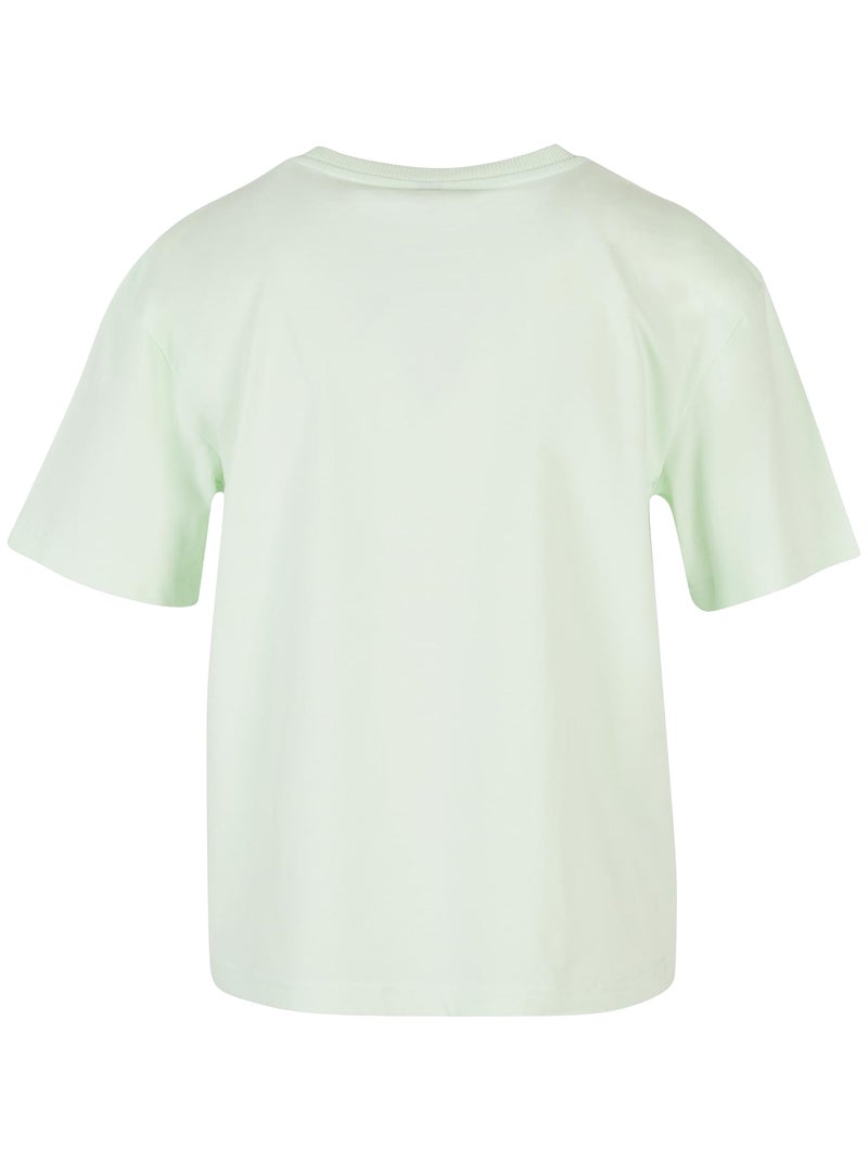 Build Your Brand - T-shirt BASIC Blanc Vert clair Gris - Kiabi