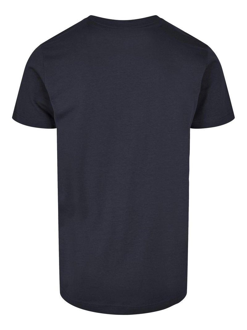 Build Your Brand - T-shirt BASIC Bleu marine - Kiabi