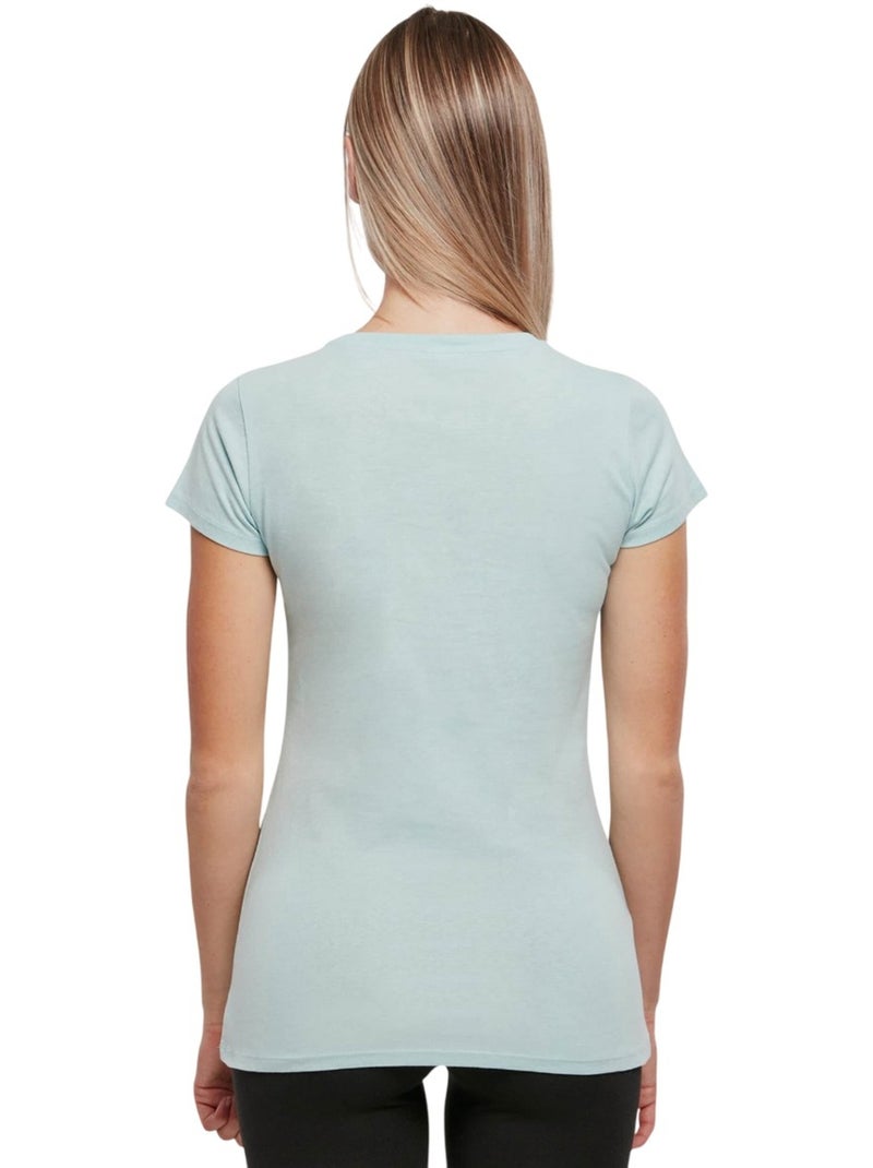 Build Your Brand - T-shirt BASIC Bleu méditerranée - Kiabi