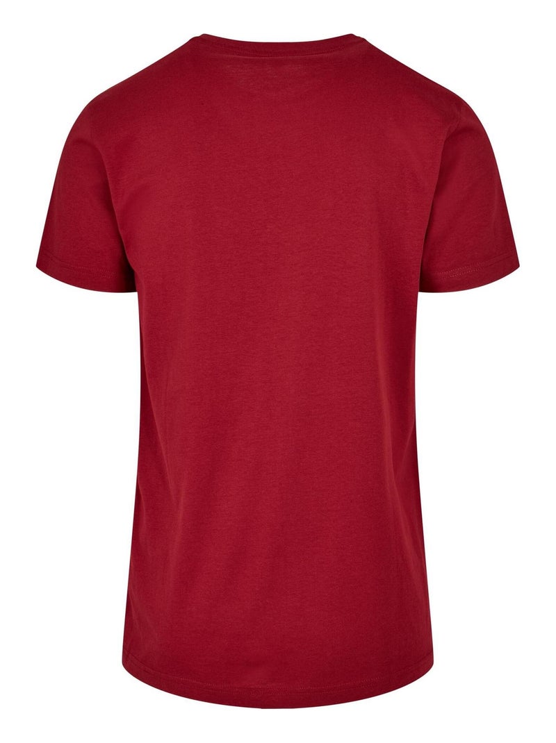 Build Your Brand - T-shirt BASIC Bordeaux - Kiabi