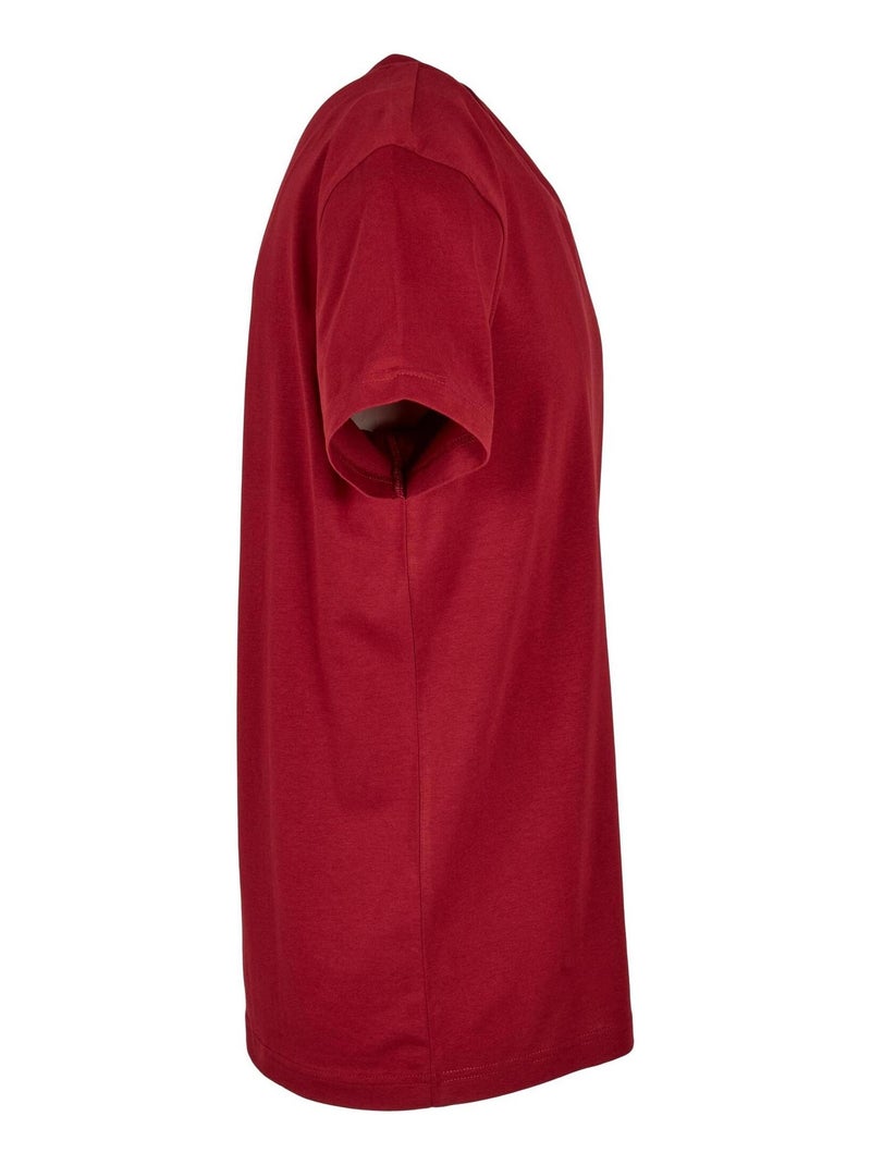 Build Your Brand - T-shirt BASIC Bordeaux - Kiabi