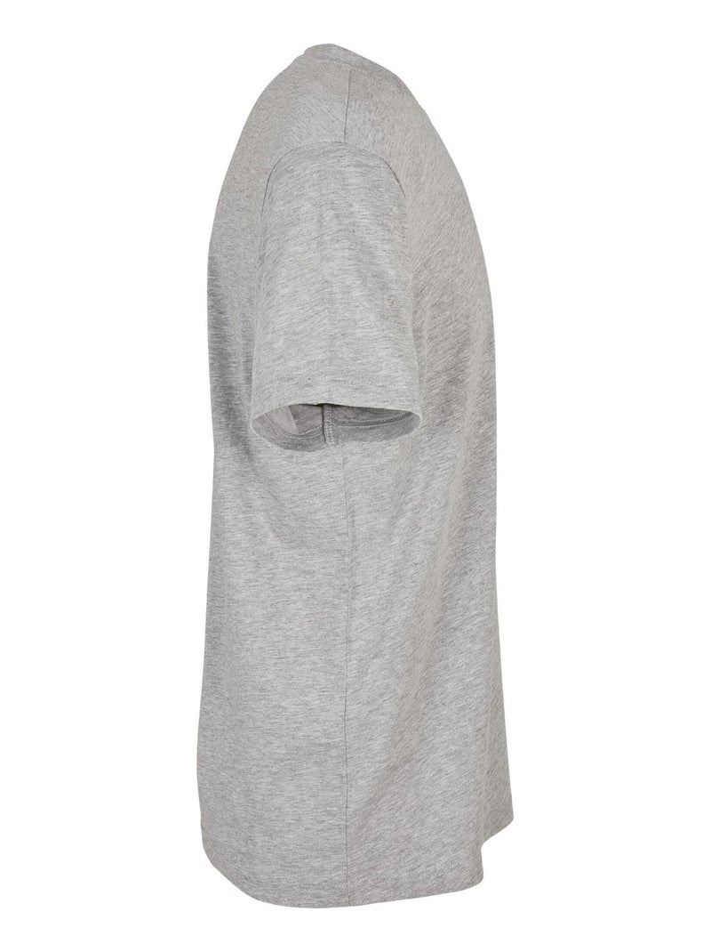 Build Your Brand - T-shirt BASIC Gris chiné - Kiabi