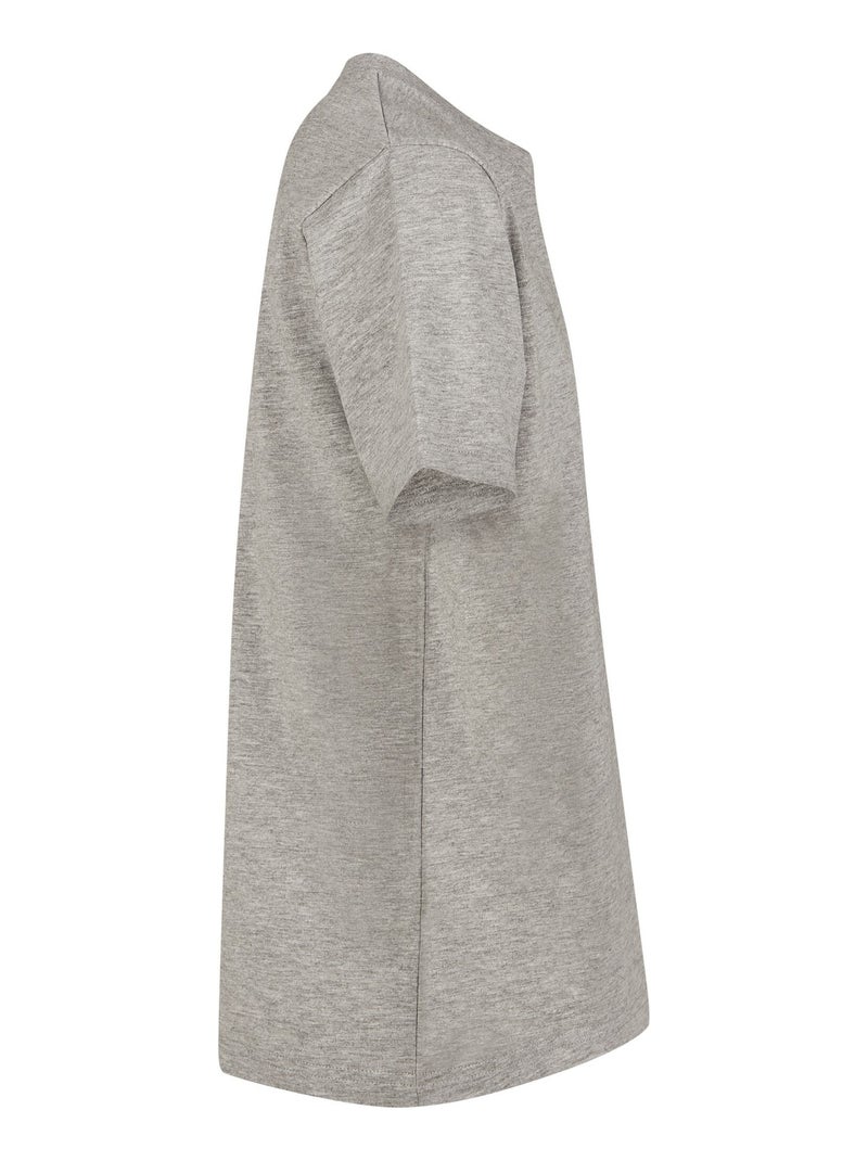 Build Your Brand - T-shirt BASIC Gris chiné - Kiabi