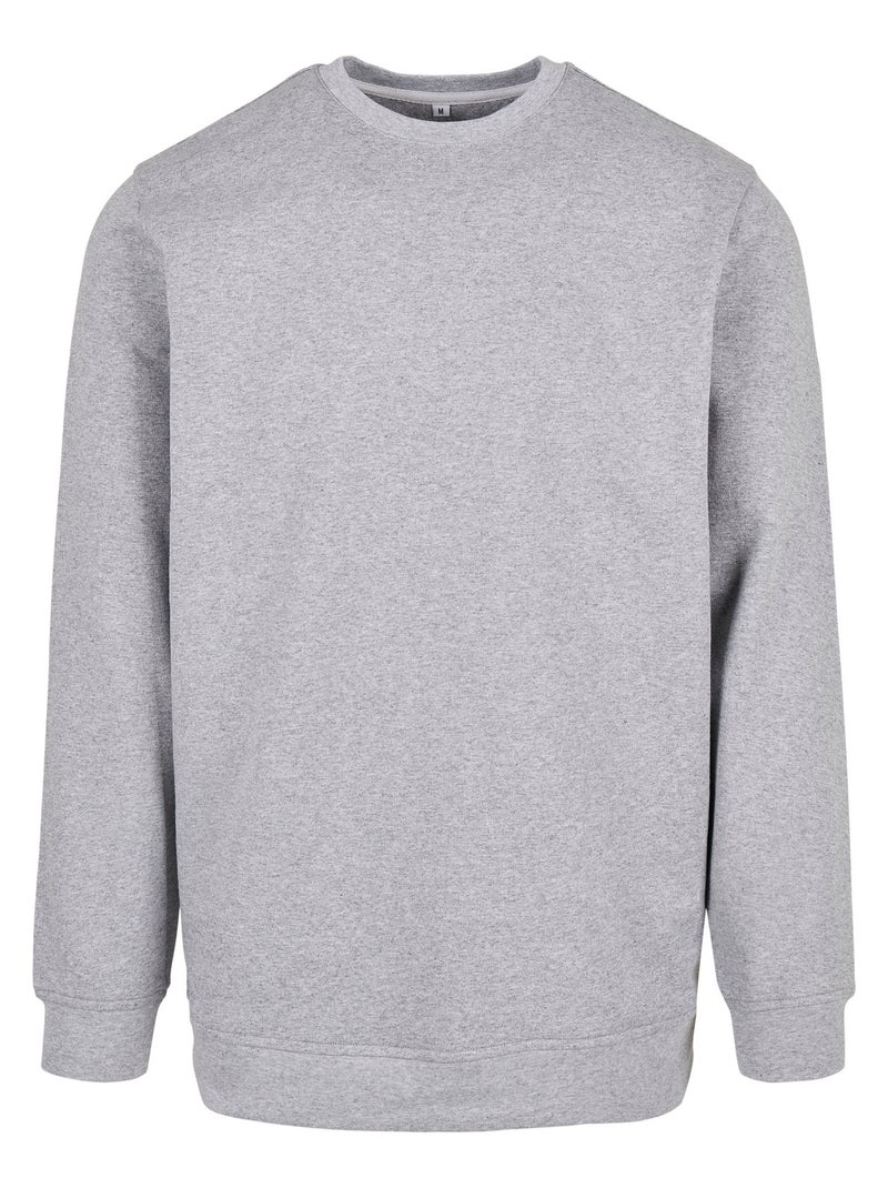 Build Your Brand - T-shirt BASIC Gris chiné - Kiabi